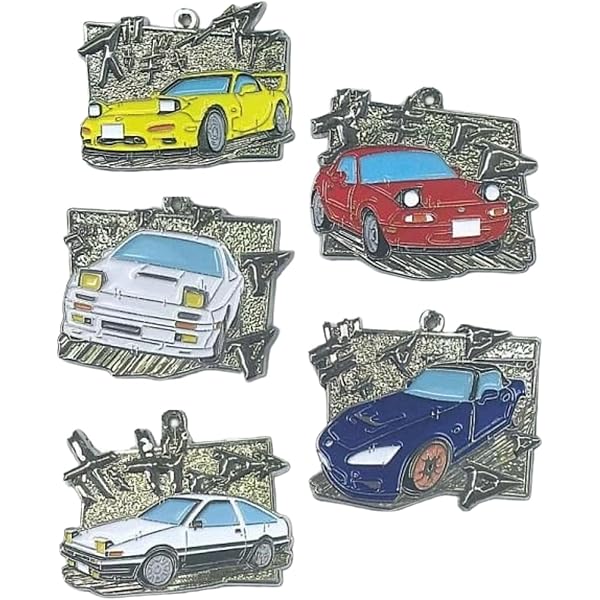 Amazon.co.jp: 頭文字D メタルキーホルダー 第一弾 × 全6種セット